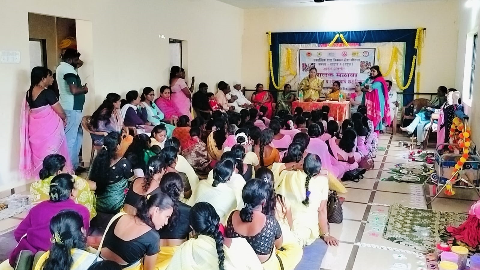 कळंबी ता.खटाव येथील आरंभ अंतर्गत पालक मेळावा उत्साहात.