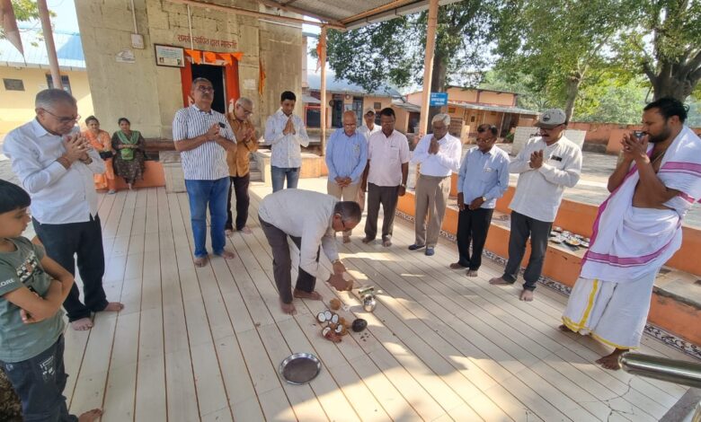 चाफळच्या प्रसिद्ध श्रीराम मंदिराच्या सुशोभीकरणाचे काम युद्धपातळीवर सुरू