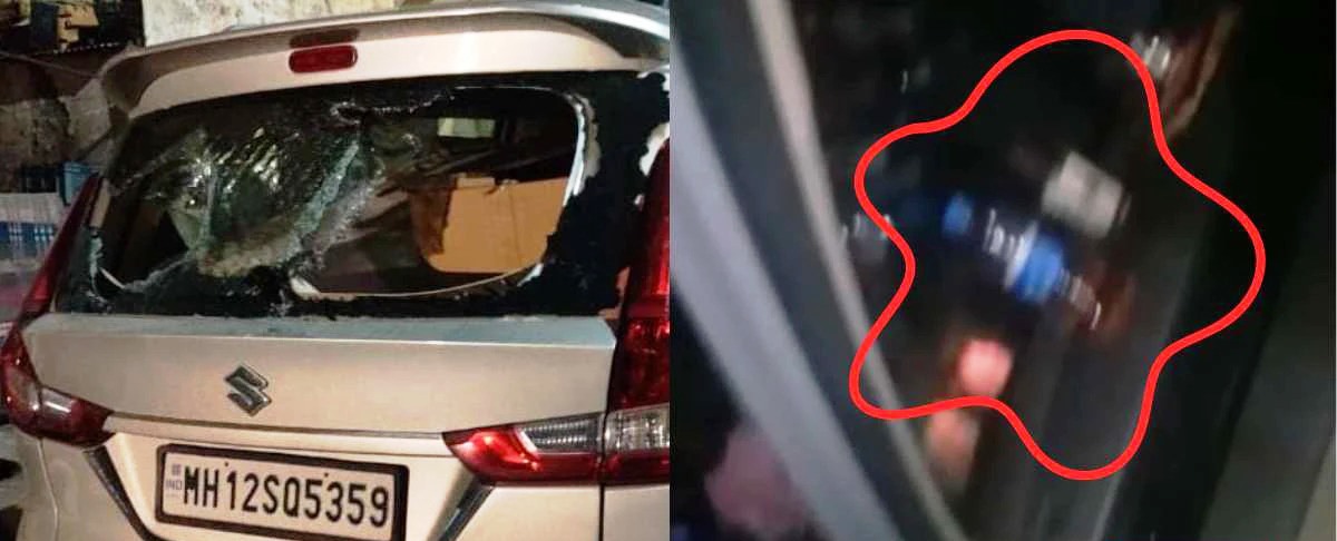 मद्यधुंद पोलिसाच्या भरधाव गाडीने दोघांना उडवलं 